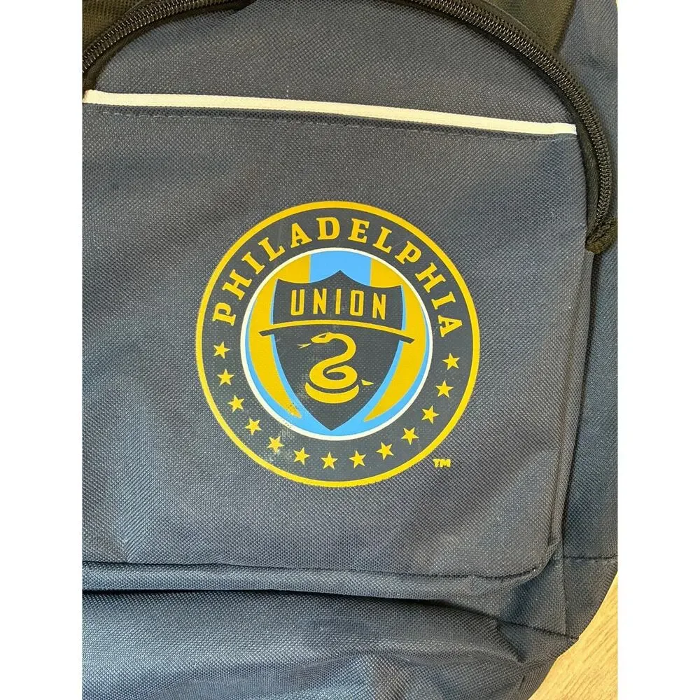 Philadelphia Union MLS Crossbody Sling Backpack Blue Pristine